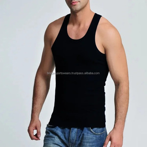Sous-vêtement sans manches pour homme avec logo personnalisé, mélange polyester/coton - Product Image 4