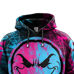 Sudadera con Capucha Sublimada Completa para Hombre, Sudadera con Estampado Personalizado, Fabricante OEM, Sudadera con Capucha de Algodón Mezclado con Estampado Completo - Product Image 5