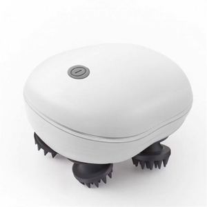 Portable Reusable Eco-Friendly Silicone Waterproof Hair Scalp Spa Massager Vibration Head Massage <b>Machine</b> for Blood Circulation - Product Image 1