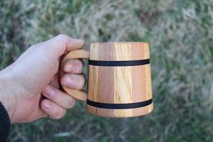 Eco Friendly Wooden Coffee Mug Sustainable <b>Drinkware</b> - Product Image 1