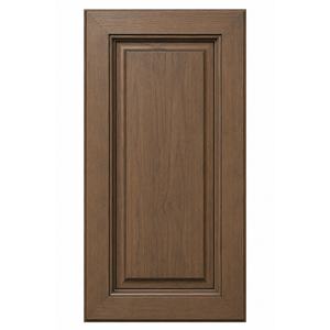 Portes d'armoires de cuisine modernes en bois massif, fournisseur en gros du Vietnam, production de portes d'armoires sur mesure à panneaux surélevés - Product Image 1