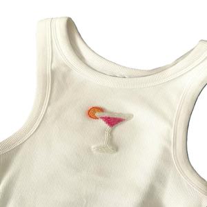 Regalos con estilo: Top sin mangas bordado con cuentas de semillas, Top de moda, Ropa de mujer - Product Image 6