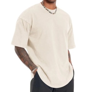 T-shirt délavé à l'acide, faible MOQ, directement de l'usine, meilleur design, nouvelles couleurs, style urbain, logo personnalisé - Product Image 2