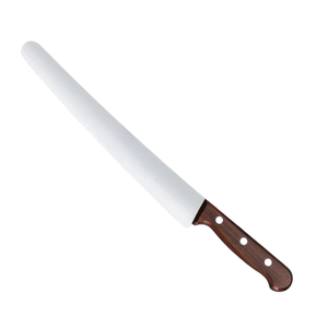 Brown Wood Handle Serrated Bread Knives Stainless Steel Long Blade Bakery <b>Slicing</b> Knives for Bread <b>Cake</b> Pastry Loaf - Product Image 1