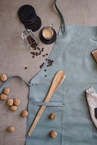 LPN-0118คาดเอวทำจากหนังแท้เครื่องแบบทำอาหารและเบเกอร์สำหรับพ่อครัวช่างตัดผม - Product Image 3