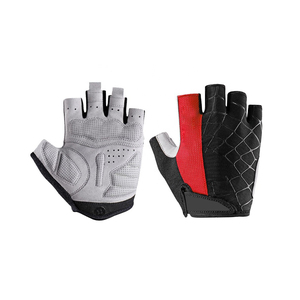Guantes de Ciclismo con Absorción de Impactos, Medios Dedos, Transpirables, para Ciclistas Profesionales y Entusiastas del Ciclismo al Aire Libre - Product Image 1