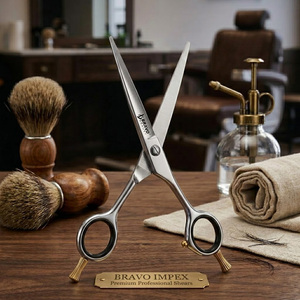 Professional Hair Styling <b>Barber</b> Shears Precision Edge Stainless Steel Salon Cutting Scissors Tool Kit <b>Set</b> 6-Inch Durable High - Product Image 1