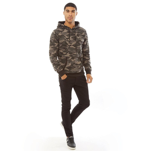 Wholesale Men Pullover Hoodies Custom Made Fleece Knitted Eco Friendly Anti Wrinkle High Quality Winter Camo Hoodies - Product Image 4