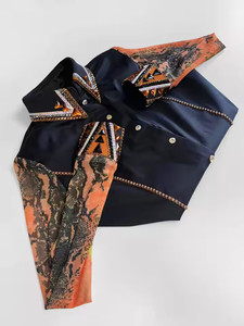 Camisa de exhibición Western Cowgirl para competición profesional de rodeo, ropa ligera de secado rápido y ecológica - Product Image 2