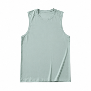 Chaleco Deportivo Personalizado para Hombre, Cuello Redondo, Poliéster, Transpirable, Secado Rápido, Sin Mangas, para Entrenamiento Físico, Impresión Digital - Product Image 1