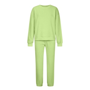 เซ็ตเสื้อสเวตเตอร์พร้อมกางเกงของผู้หญิงชุดวิ่ง2ชิ้นทำจากผ้าฝ้ายโพลีเอสเตอร์สำหรับเด็กผู้หญิง - Product Image 2