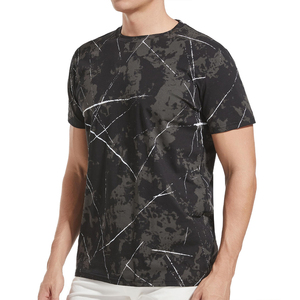 T-shirt pour homme en sublimation, motif personnalisé, streetwear, tee-shirt vintage délavé à l'acide, coupe oversize en coton, imprimé hip-hop - Product Image 3
