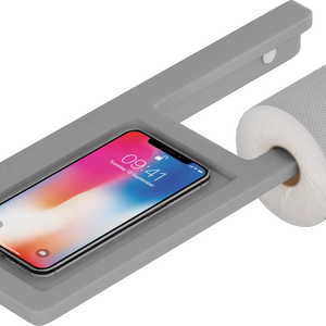 Distributeur de mouchoirs mural et support pour appareils mobiles, design contemporain pour les espaces de travail modernes et les salles de bain de luxe - Product Image 1