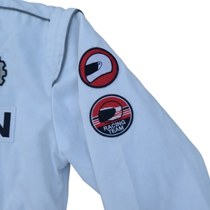 Wholesale Racing Team <b>Racer</b> <b>Jacket</b> Men Custom Patch Embroidered Zipper Motorcycle Style Durable Everyday Wear - Product Image 6