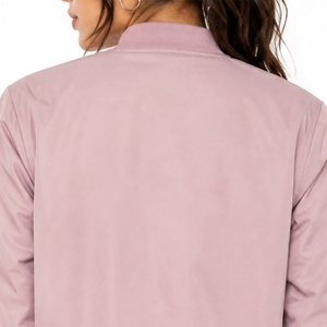 <b>Women</b> <b>Bomber</b> <b>Jacket</b> Premium <b>Lightweight</b> Stylish Comfortable Durable Classic Soft Comfortable Breathable Fabric For Wear - Product Image 5