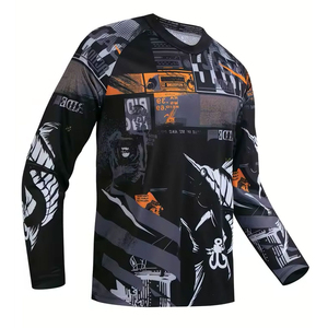 เสื้อยืดพิมพ์ลายตกปลา โลโก้สั่งทำ เสื้อโปโลแขนยาวสำหรับตกปลา แห้งเร็ว พิมพ์ลายแบบซับลิเมชั่น เสื้อผ้าสำหรับฤดูร้อน - Product Image 2
