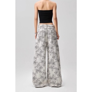 Pantalones Deportivos Rectos para Mujer, Talla Grande, Color Sólido, para las Cuatro Estaciones, Cintura Media Elástica, Holgados, Casuales, Transpirables, para Vacaciones en la Playa, OEM 2026 - Product Image 5