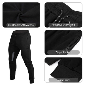 Pantalon de survêtement unisexe de haute qualité en coton épais, style urbain moderne, service d'échantillons d'usine disponible - Product Image 2