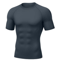 Rashguard blanc à manches courtes