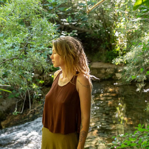 Top Corto Elástico Suave, Minimalista, para Uso Diario, Cómodo, Informal, Básico, para Combinar en Capas y Estilizar Atuendos Diarios - Product Image 1