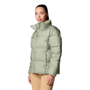 Veste matelassée épaisse pour femme, 380 GSM, en polyester, thermique, résistante au vent, chaude, pour l'hiver, vêtements de travail d'extérieur, personnalisable OEM - Product Image 3