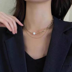 Collar de Perlas de Doble Capa con Estilo Nuevo 2025 para Mujer, Versátil, de Alta Gama y Lujo para el Verano - Product Image 4