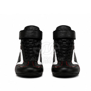 Zapatos Profesionales para Carreras de Karts, Altura hasta el Tobillo, Ligeros, Transpirables, Parte Superior de Cuero Genuino, Suela Flexible, Ajuste Cómodo, Gran Agarre - Product Image 2