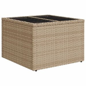 Set Divano da Esterno in Polyrattan Beige a 7 Pezzi con Cuscini - Elegante Collezione di Mobili da Giardino - Product Image 6