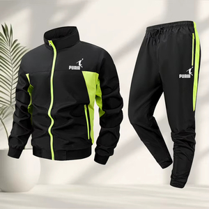Conjunto Deportivo Personalizado con Logotipo, Lavado Ácido, Color Rosa, Sudadera con Capucha y Pantalones, Manga Larga, Cordón Ajustable, Ropa Casual de Primavera, 100% Poliéster - Product Image 3