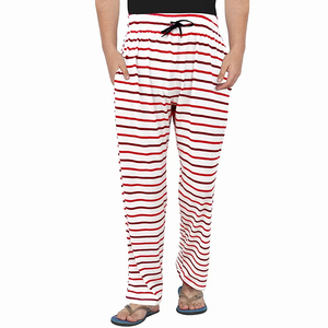 Men's Lightweight Full-Length Sleepwear Pajama Loose Fit Quick Dry Flannel Loungewear Trousers High Drawstring Lounge Pants - Product Image 3