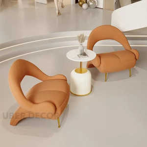 Silla Amaera Luxe Accent, diseño único de lujo moderno para dormitorio o sala de estar - Product Image 2