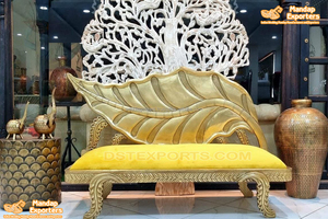 Ensemble de canapé game of thrones, tissu de luxe, couleur or blanc, pour scène de mariage, 4 pièces - Product Image 3