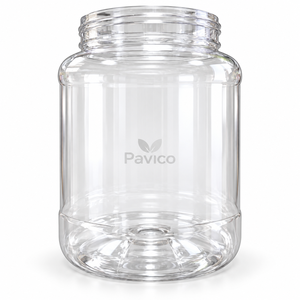 Pot en PET à large ouverture avec couvercle en plastique pour l'emballage d'aliments secs, fabricant OEM ODM sur mesure au Vietnam - Product Image 1