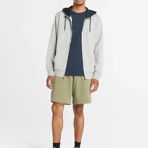 Shorts décontractés pour hommes en tissu peigné avec taille élastique, service OEM, logo personnalisé, séchage rapide, respirant, léger, haute qualité - Product Image 3