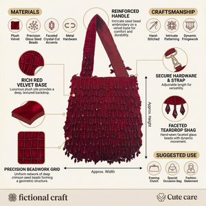 Découvrez des sacs à main brodés et perlés au charme artisanal, parfaits pour les mariages, les fêtes, les cadeaux de mode et les collections de boutiques. - Product Image 6