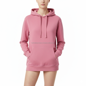 เสื้อฮู้ดดี้แบรนด์ส่วนตัว 350GSM ปักโลโก้ตามสั่ง เสื้อฮู้ดดี้ผ้าฟลีซหนาน้ำหนักมากสำหรับผู้ชาย เสื้อฮู้ดดี้เรียบๆ ไซส์ใหญ่ ยูนิเซ็กซ์ ขายส่ง - Product Image 1