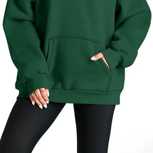 Sudaderas con Capucha y Sudaderas Lisas para Mujer con Impresión de LOGO Personalizada, 100% Algodón Terry, Estilo Holgado, de Alto Gramaje - Product Image 6