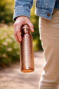 Botella de Cobre para Cerveza de Último Diseño, Hermética, de Cobre Puro, Diseño Clásico, Apta para Alimentos, Gran Capacidad, Tapa de Empuje y Tracción, Logotipo OEM, La Mejor - Product Image 6