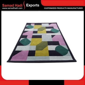 Alfombra de Lana de Lujo Hecha a Mano por Artesanos, Último Diseño, Bordada, de Pelo Alto, para Sala de Estar, Venta al por Mayor Directa de Fábrica - Product Image 4
