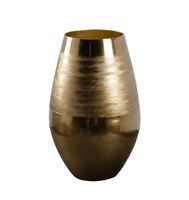 Vase à fleurs en métal classique, design intemporel, finition élégante, adapté à la décoration de maison de luxe et aux centres de table de mariage