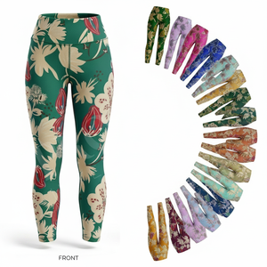 Vêtements de sport pour l'entraînement, le jogging et la course à pied, leggings de compression OEM ODM, leggings en polyester extensible, leggings de yoga personnalisés imprimés OEM - Product Image 1