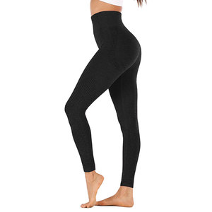 Leggings deportivos de cintura alta para mujer, leggings de yoga de tela suave, conjunto de fitness para gimnasio, conjuntos de leggings muy cómodos - Product Image 2
