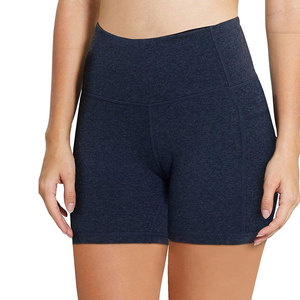 Shorts de Yoga para Mujer con Bolsillo Lateral, Cintura Media, Tela Elástica Personalizada, Diseño Moderno para Ropa Deportiva Diaria - Product Image 2