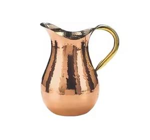 <b>High</b> Quality Copper Water Jug Smooth Surface Pitcher for Home <b>Kitchen</b> Dining <b>Table</b> Daily Drinking Use - Product Image 1