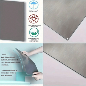 Segnale di parcheggio in metallo CIFbuy per disabili con superficie riflettente, segnale stradale per un servizio di ritiro TikTok e Temu più pratico - Product Image 6