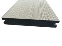 Planches de terrasse en composite bois-plastique WPC, imperméables, antidérapantes, rainurées, pour terrasse extérieure, jardin, stock américain, prêtes à être expédiées