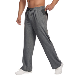 กางเกงลำลองผู้ชายคุณภาพสูง น้ำหนักเบา สวมใส่สบาย สีพื้น มีเชือกผูกเอว ผลิตในปากีสถาน ผ้าแคนวาส ทรงตรง - Product Image 6