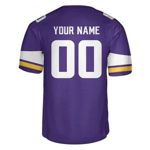 100% Polyester Sublimation Team Name American Football Jersey For Unisex High Quality Customized Adult American Football Jerseys - Product Image 3