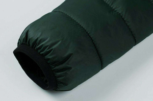 Woven Casual Autumn Zipper Closure Quilted Puffer <b>Jacket</b> for Men - Product Image 2