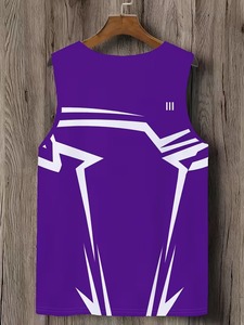 Débardeur de sport pour homme en polyester et élasthanne, style stringer, dos en Y, pour la musculation, vente en gros - Product Image 4
